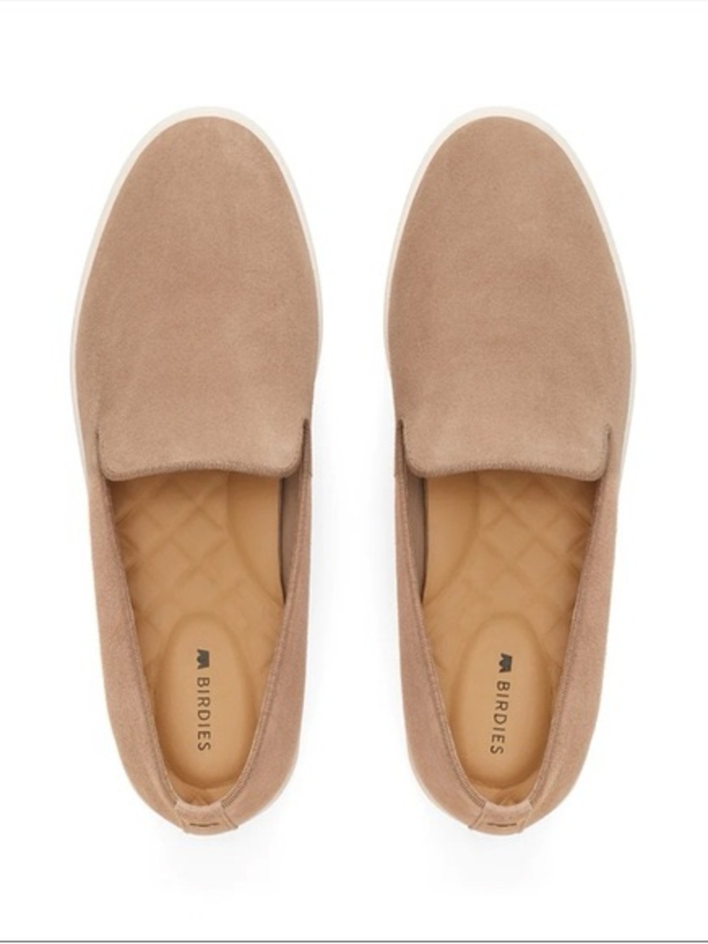 Birdies The Swift tan slip on loafers 7.5